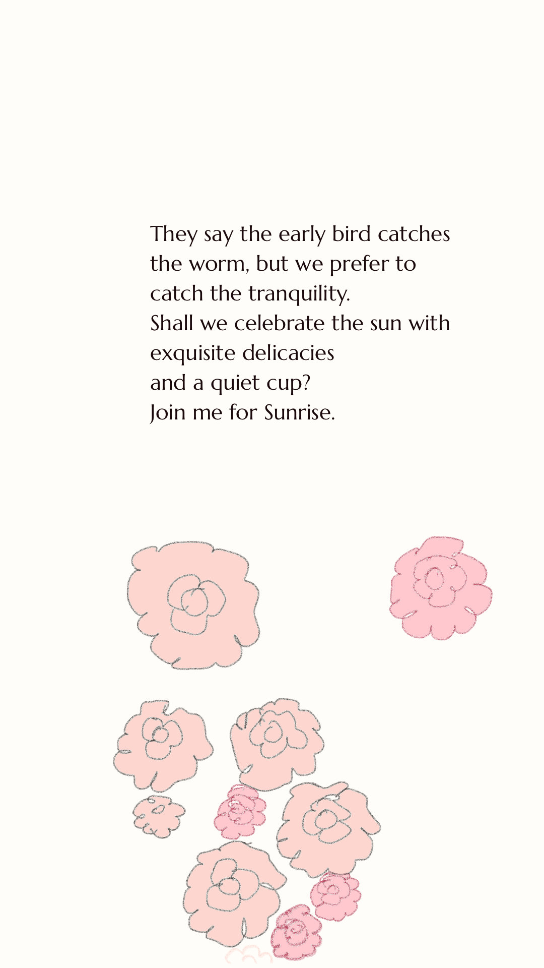 The Very Pink Sunrise Invitation Card
